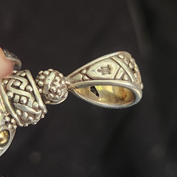 John Hardy From the Batu Sari Collection Sterling Silver & 18K - Picture 5 of 6